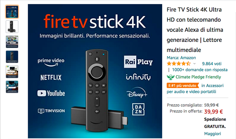 Fire stick tv Amazon
